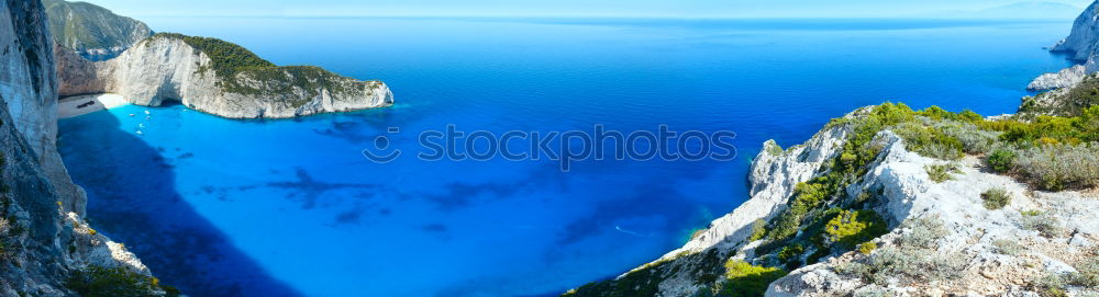 Similar – Image, Stock Photo Zakynthos, beach with wreck “Navagio”