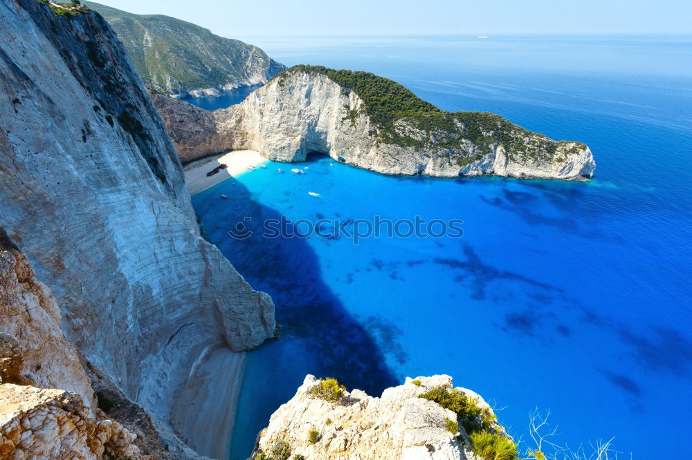 Similar – Image, Stock Photo Beach of Myrtos, Kefalonia