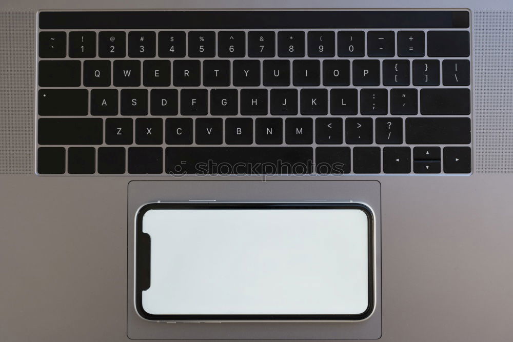 Similar – Grey laptop Touchpad