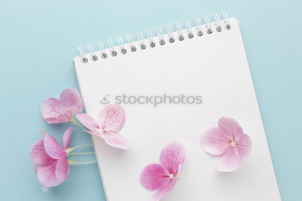 Similar – Foto Bild Notizbuch mit schönen Blumen