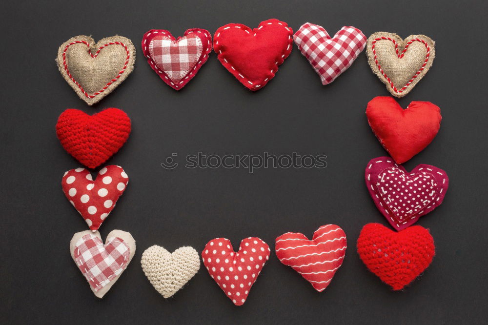 Similar – Image, Stock Photo Two hearts on a wooden board