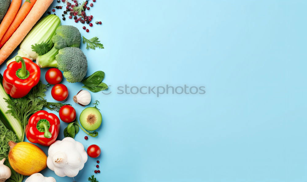 Similar – Image, Stock Photo Salad and dressing ingredients