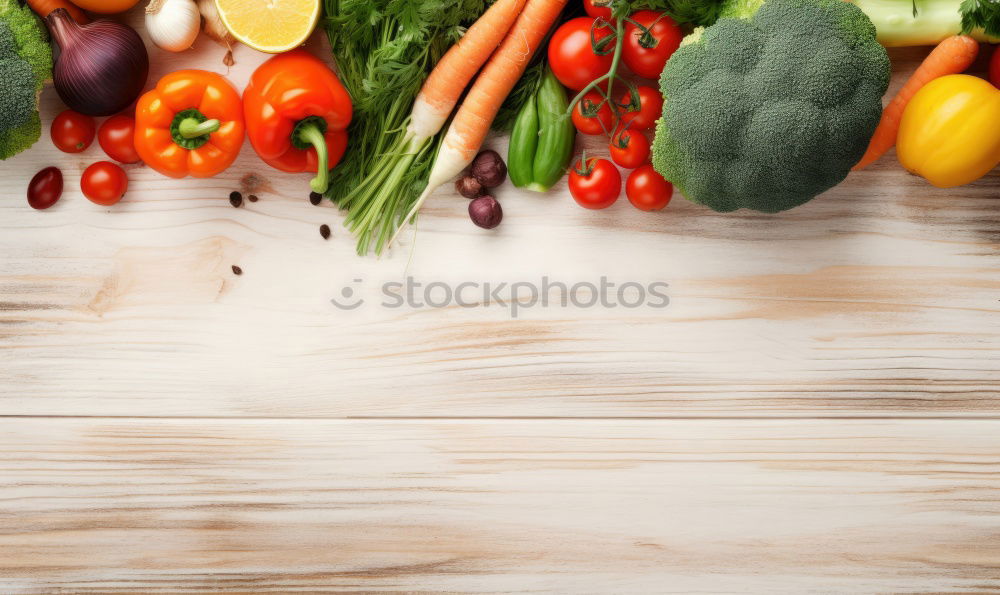 Similar – Image, Stock Photo Various vegetables for delicious cooking with asparagus