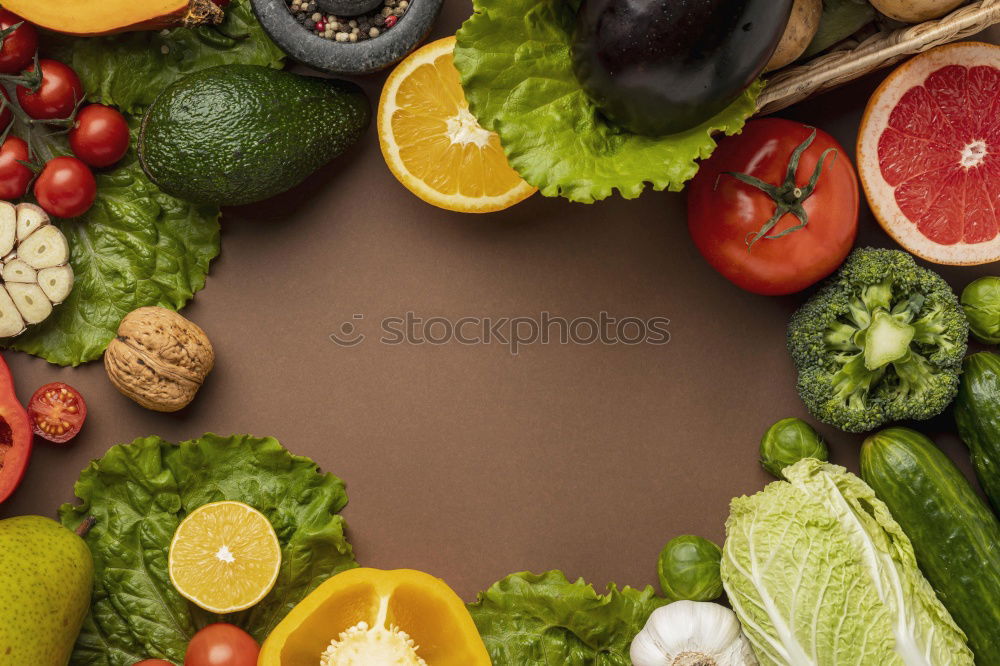 Similar – Image, Stock Photo Romanesco and fresh vegetables in bowl