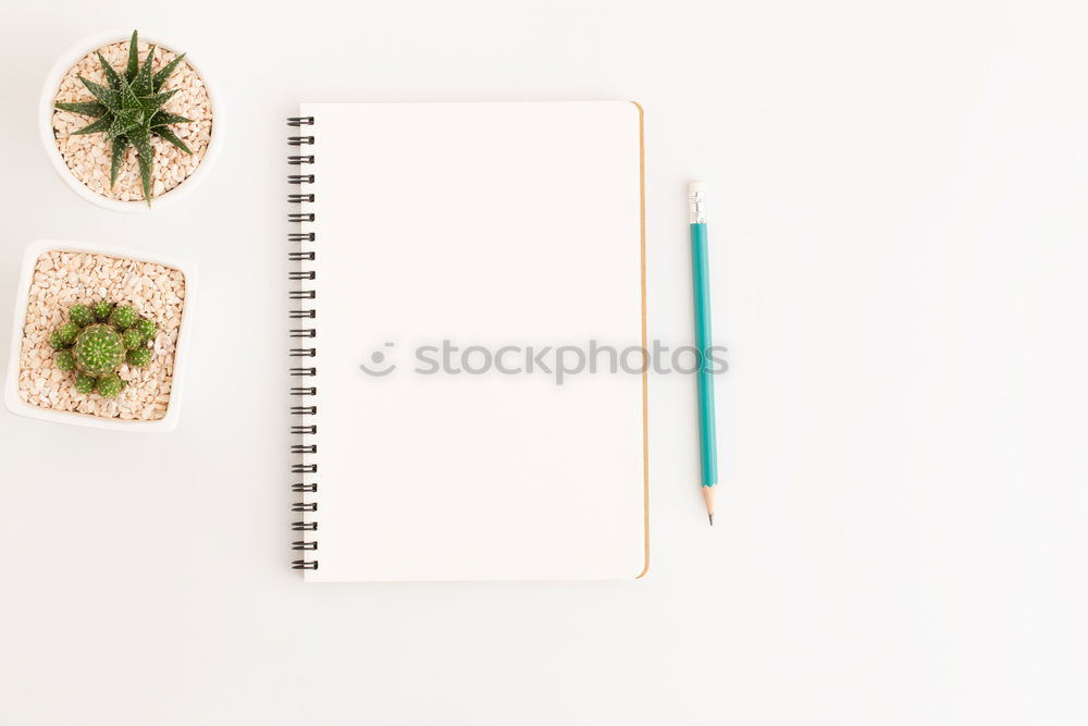 Similar – Image, Stock Photo sketchbook blank page on wooden table with palette