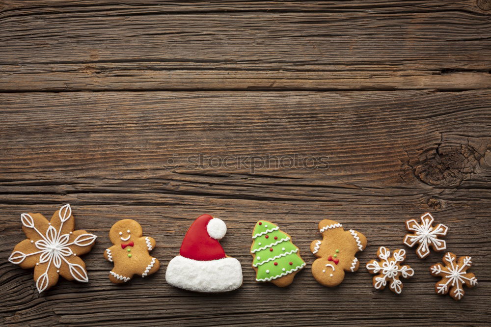 Similar – Image, Stock Photo Delicious Christmas Cookies