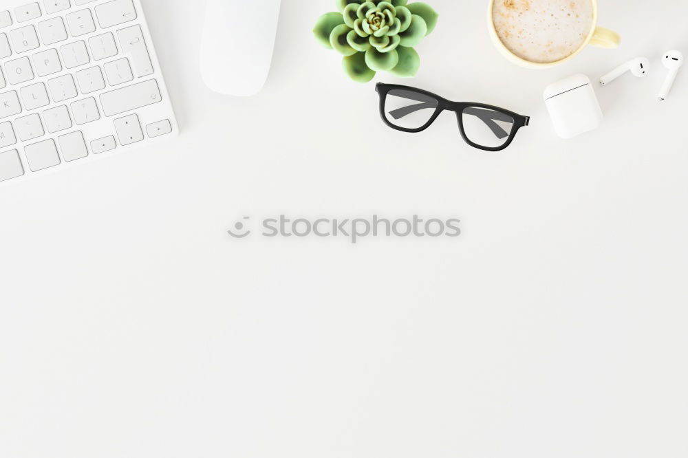 Similar – Image, Stock Photo Lunch break with salad at your desk