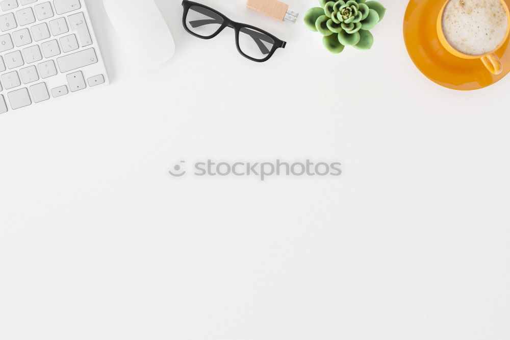 Similar – Image, Stock Photo Lunch break with salad at your desk