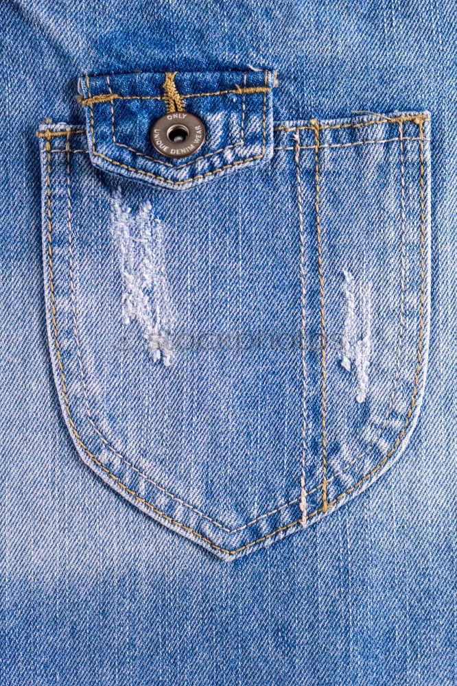 Similar – Image, Stock Photo Jeans Pocket Closeup With Denim Texture Details