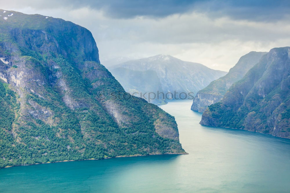 Similar – Image, Stock Photo fjord preikenstolen in Norway