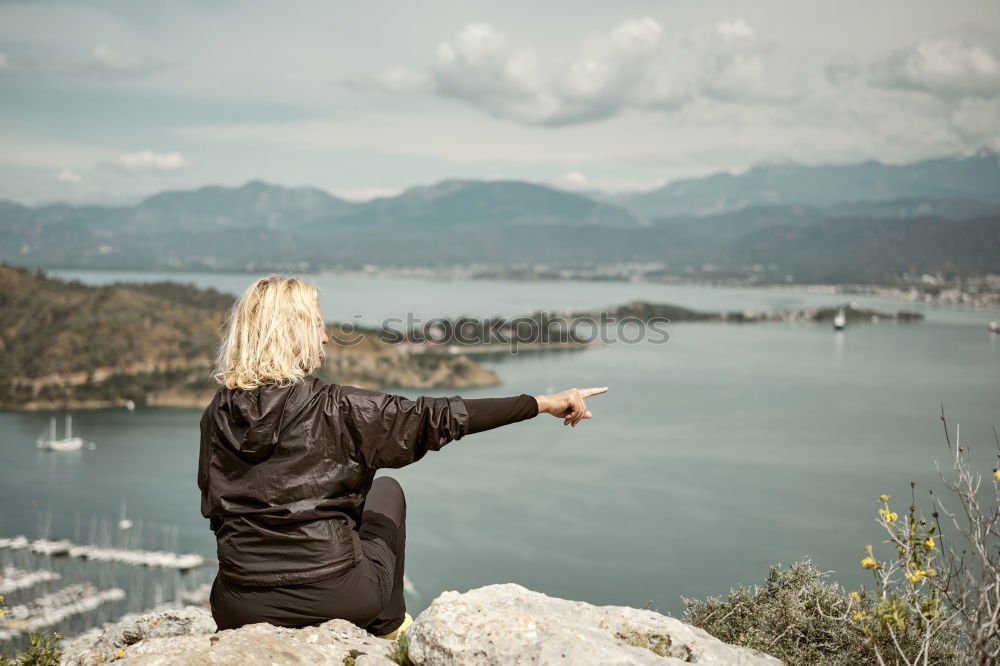 Similar – Image, Stock Photo Girl at Deep Cove in North Vancouver, BC, Canada