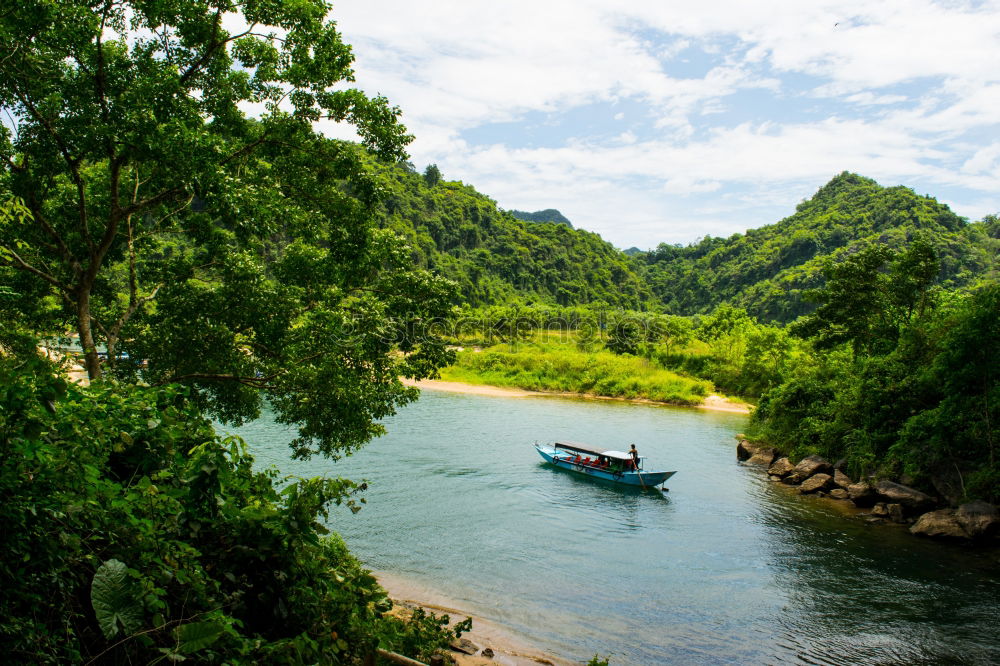 Similar – Image, Stock Photo Picturesque sea landscape. Ha Long Bay, Vietnam