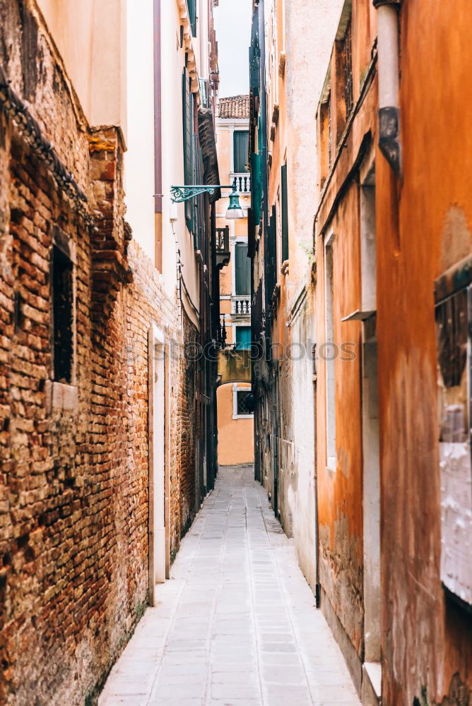 Similar – Image, Stock Photo Destroyed bicycle leaning colored house in Burano, Italy.