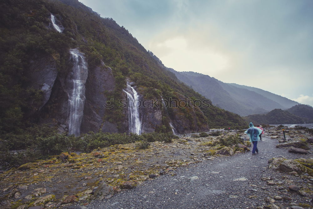 Similar – Image, Stock Photo Ascent to the Kemptner Hut