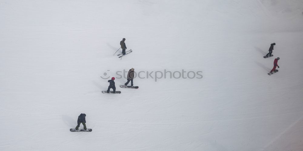 Similar – ski_vs_board Mittag