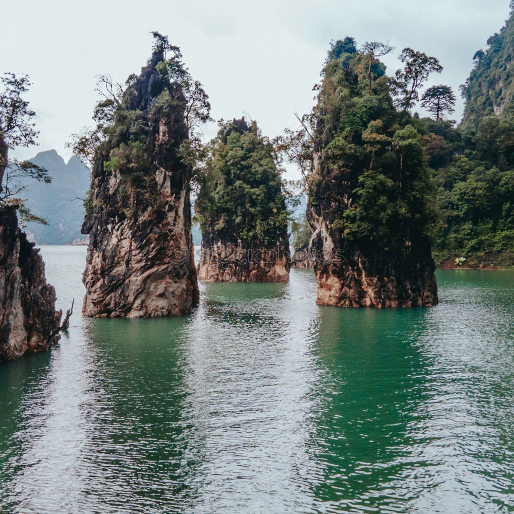 Similar – the beautiful paradise bay and tropical lagoon