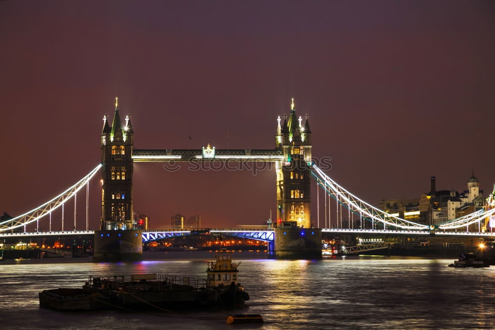 Similar – London Nights Tower Bridge