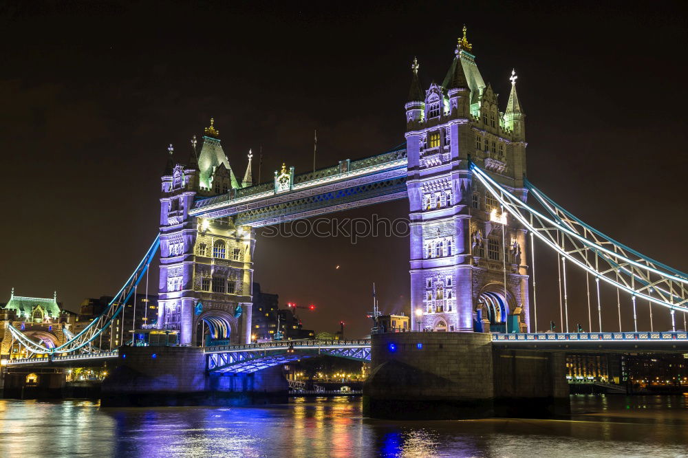 Similar – London Nights Tower Bridge