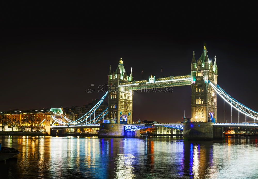 Similar – London Nights Tower Bridge