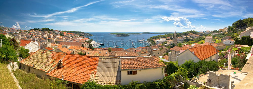 Foto Bild Kroatisches Dorf im Panorama