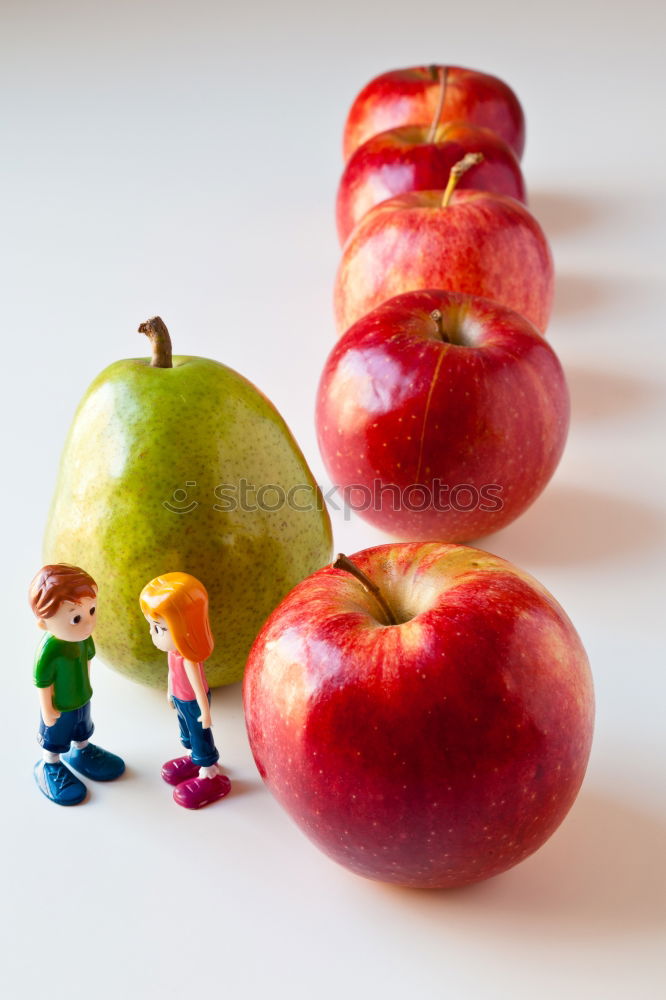 Image, Stock Photo yippie yay Fruit Apple Joy