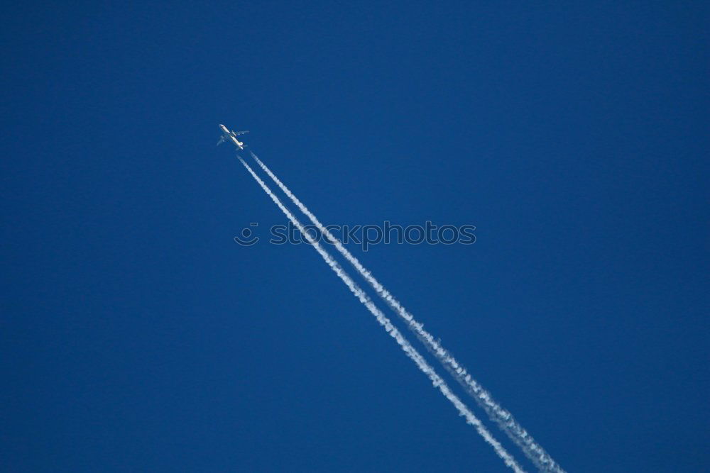 Similar – Kleines Flugzeug am Himmel die 100ste…