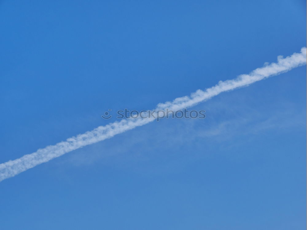 Similar – Image, Stock Photo Sky W, contrails in the blue sky. Queensland. Australia.