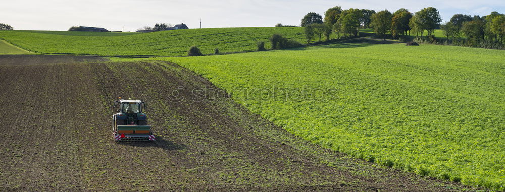 Similar – Image, Stock Photo Tractor 1 Field Farmer