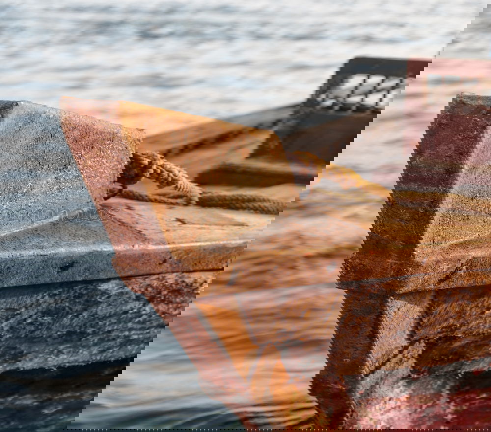 Similar – Image, Stock Photo Fishnets on fish boat. Day light.