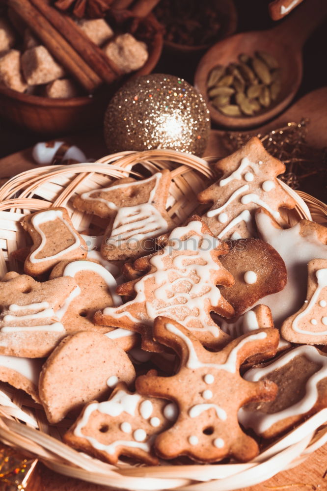 Similar – christmas cookies on a plate