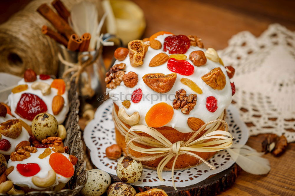 Similar – Image, Stock Photo Camembert cheese and berries