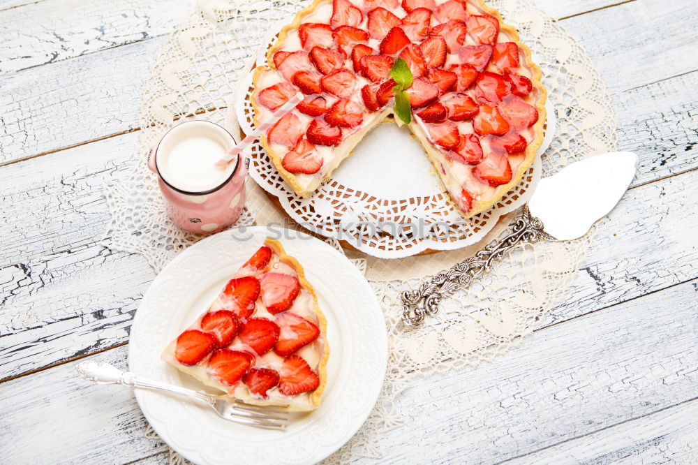 Similar – Tasty crape cake with fresh fruit