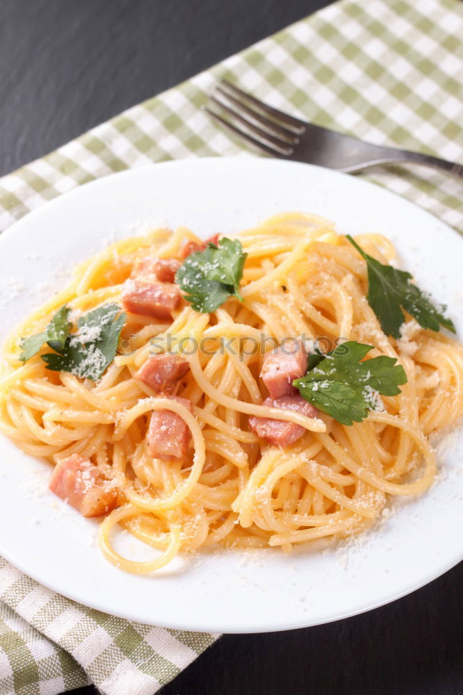 Similar – Image, Stock Photo Seafood Spaghetti Food