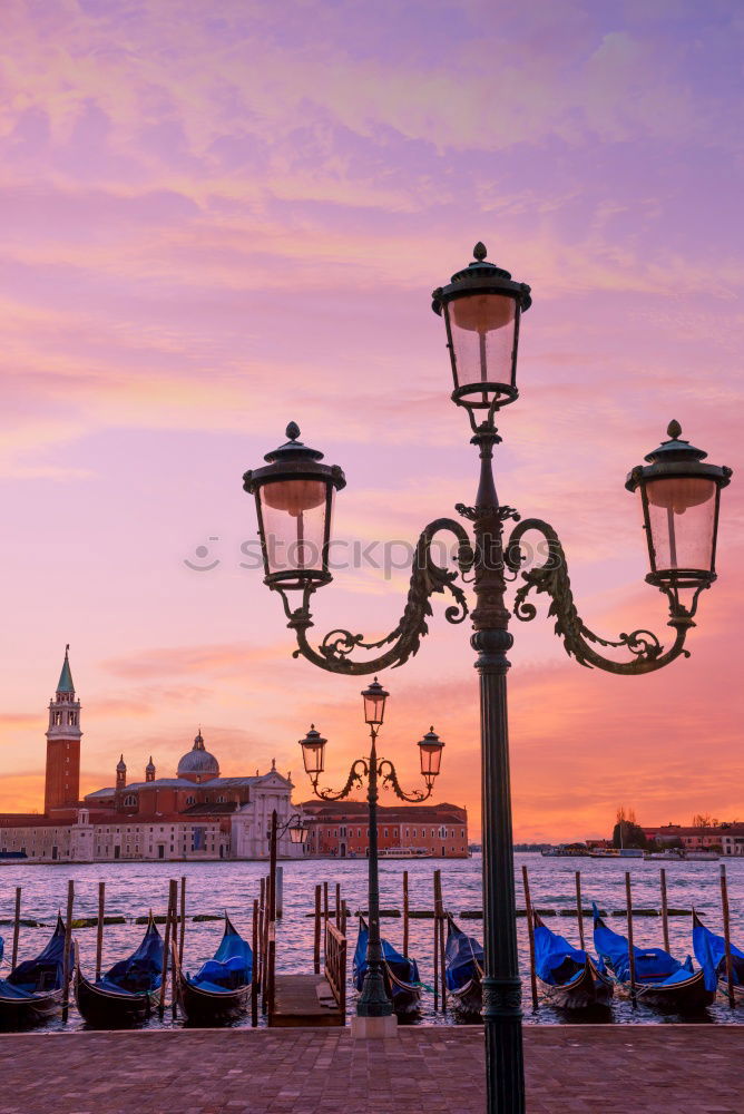 Similar – Image, Stock Photo Venezia Gondolas off San Giorgio Maggiore