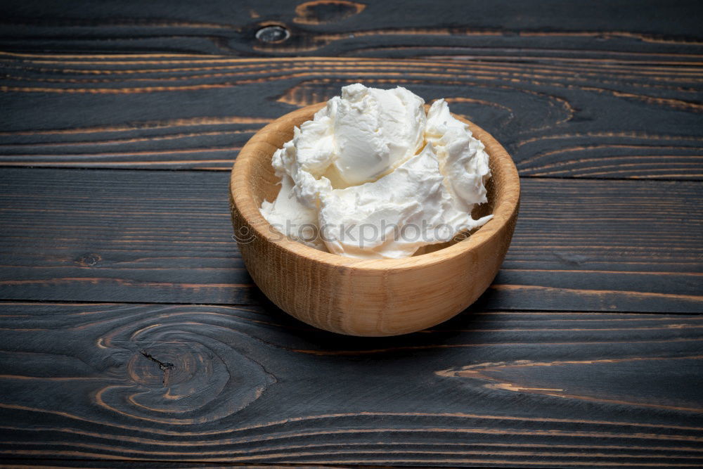 Similar – Image, Stock Photo Christmas tart on wooden background and winter decoration