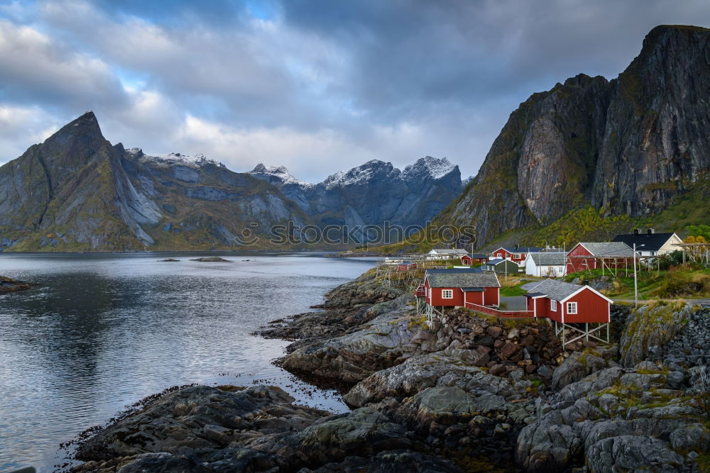 Similar – Image, Stock Photo Building placed at lake