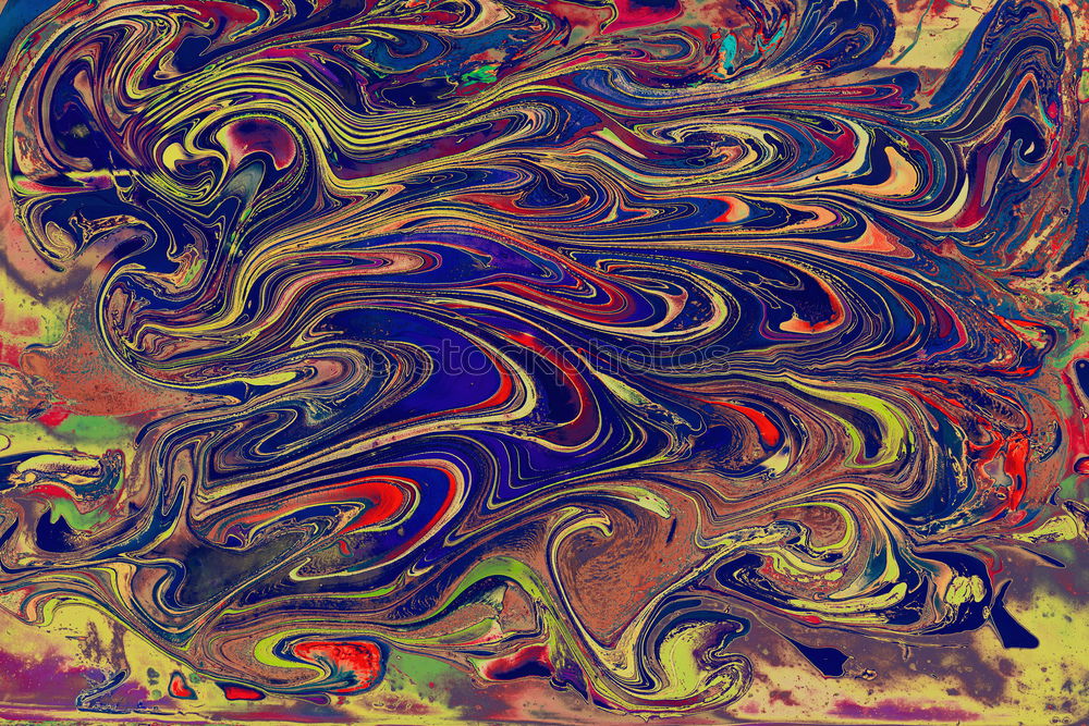 Similar – Vibrant green and purple marbling texture. Abstract background.