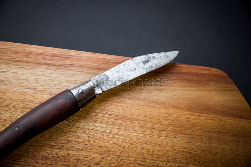 Similar – Image, Stock Photo broken knife on cutting board