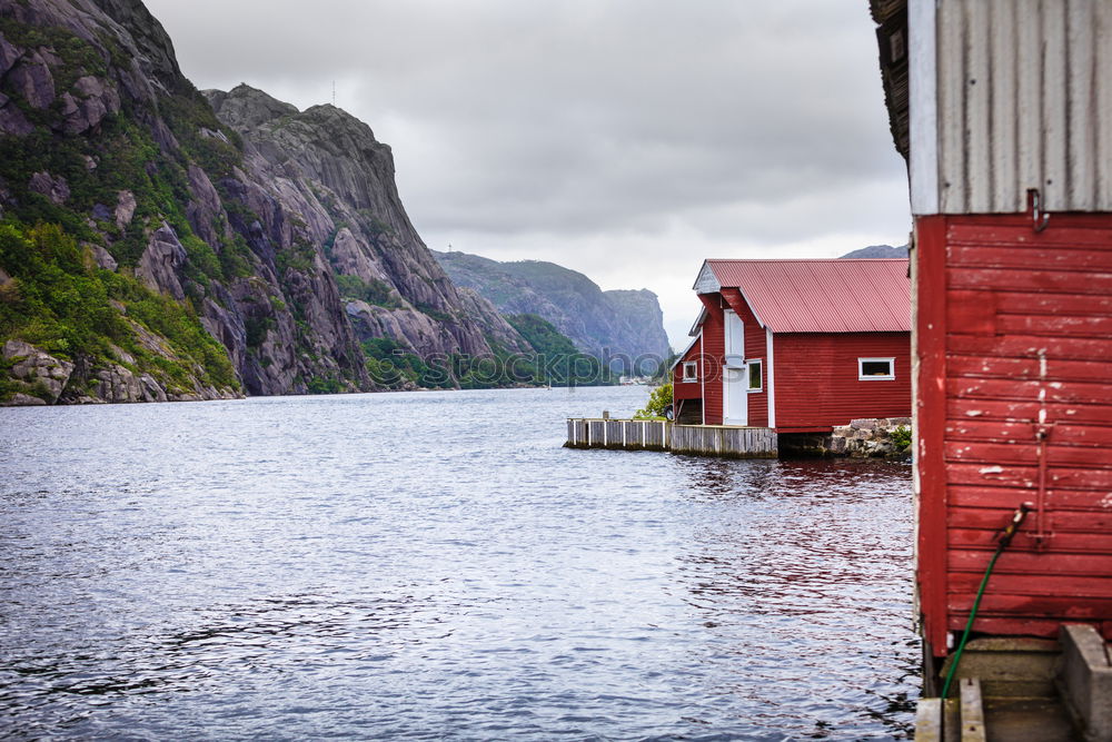 Similar – Image, Stock Photo House with lake access