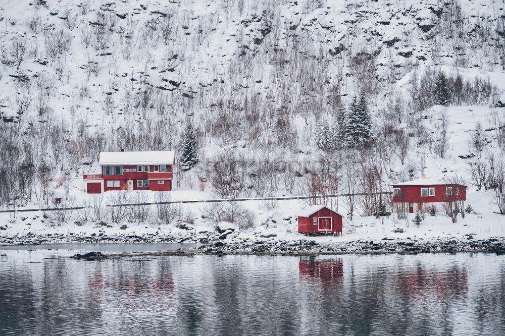 Similar – Image, Stock Photo Small sheds in winter countryside