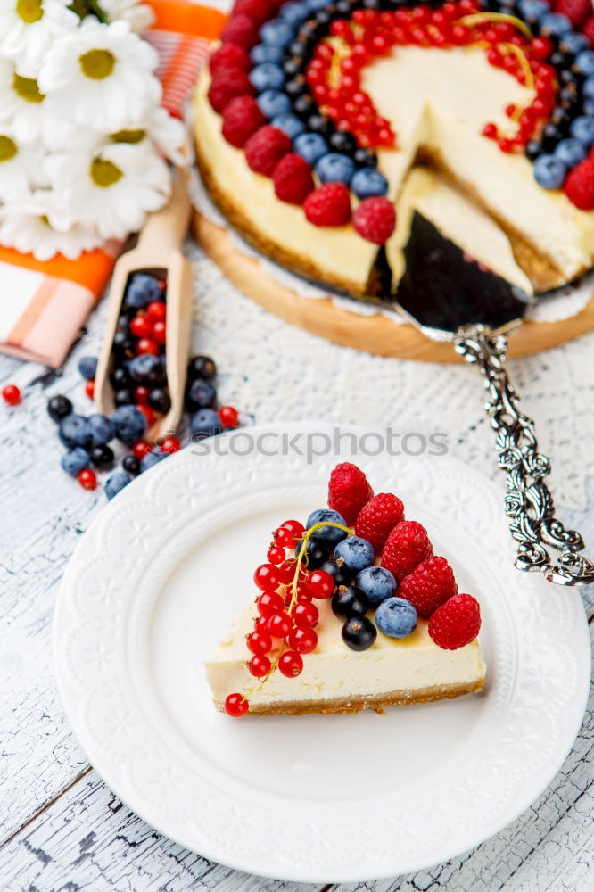 Similar – Pancakes with raspberries and blueberries