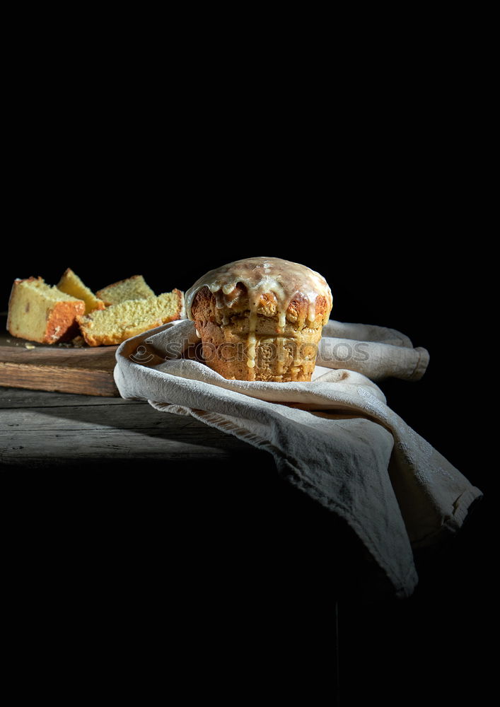 Similar – Image, Stock Photo Sweet cake on rustic table