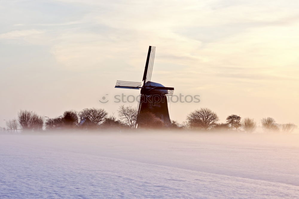 Similar – Foto Bild Bock-Windmühle im Schnee