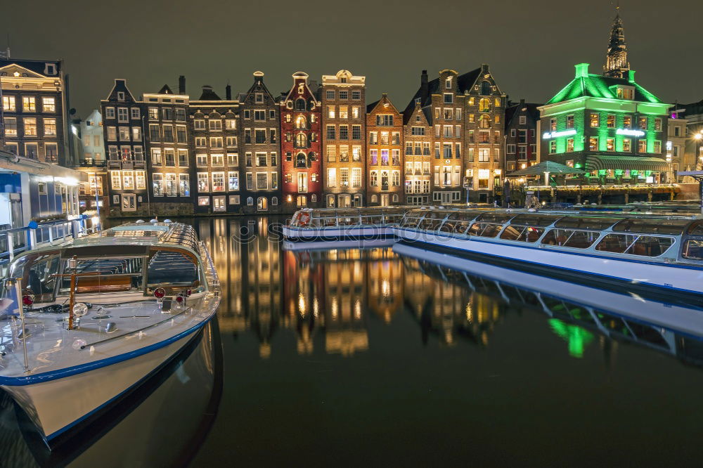 Similar – Image, Stock Photo Harbour City Night