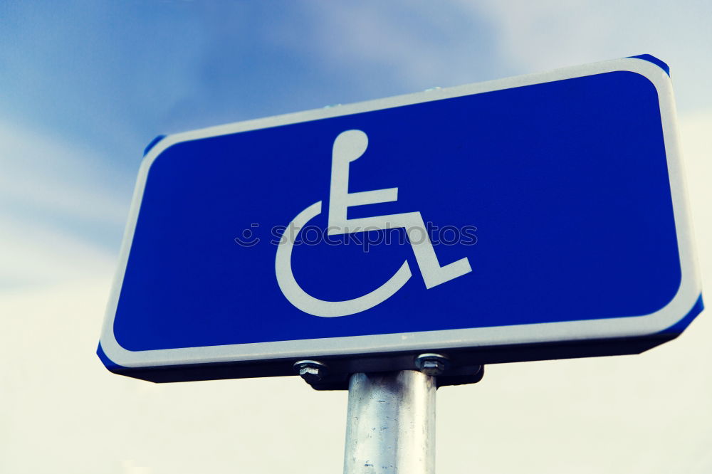 Similar – Image, Stock Photo wheelchair traffic signal in the street in Bilbao city