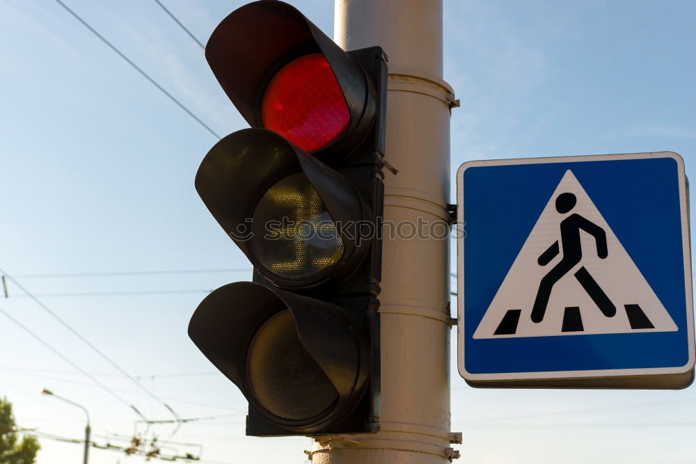 Similar – pedestrian crossing Going