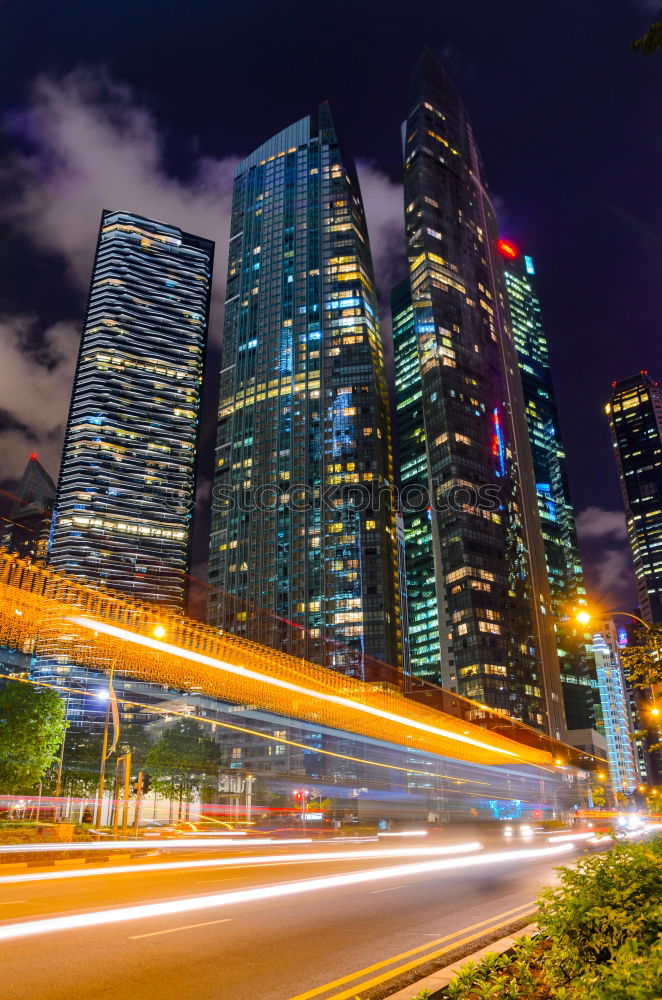 Similar – Image, Stock Photo Modern city with big skyscrapers