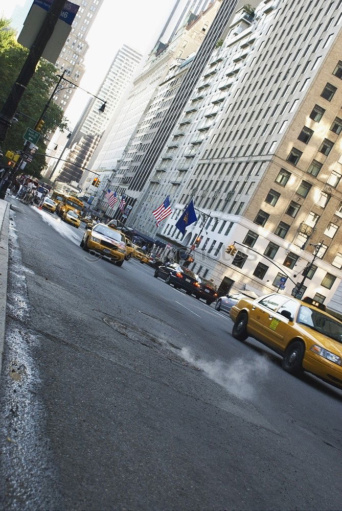 Similar – Image, Stock Photo Empty street with photographer