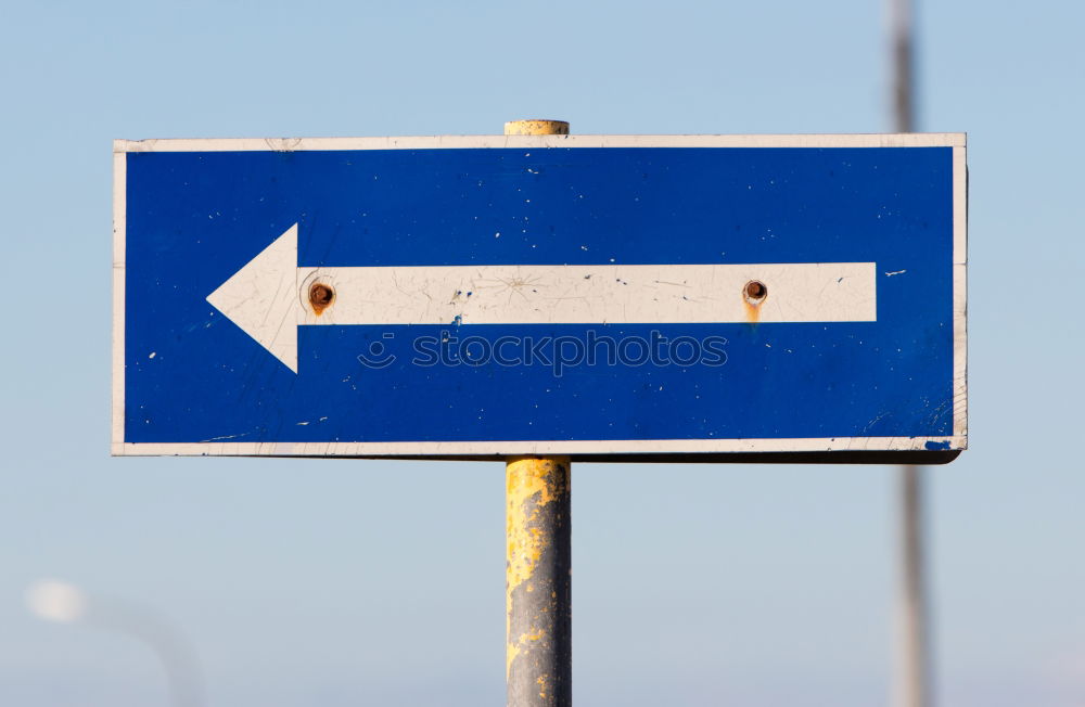 In there? Road sign White