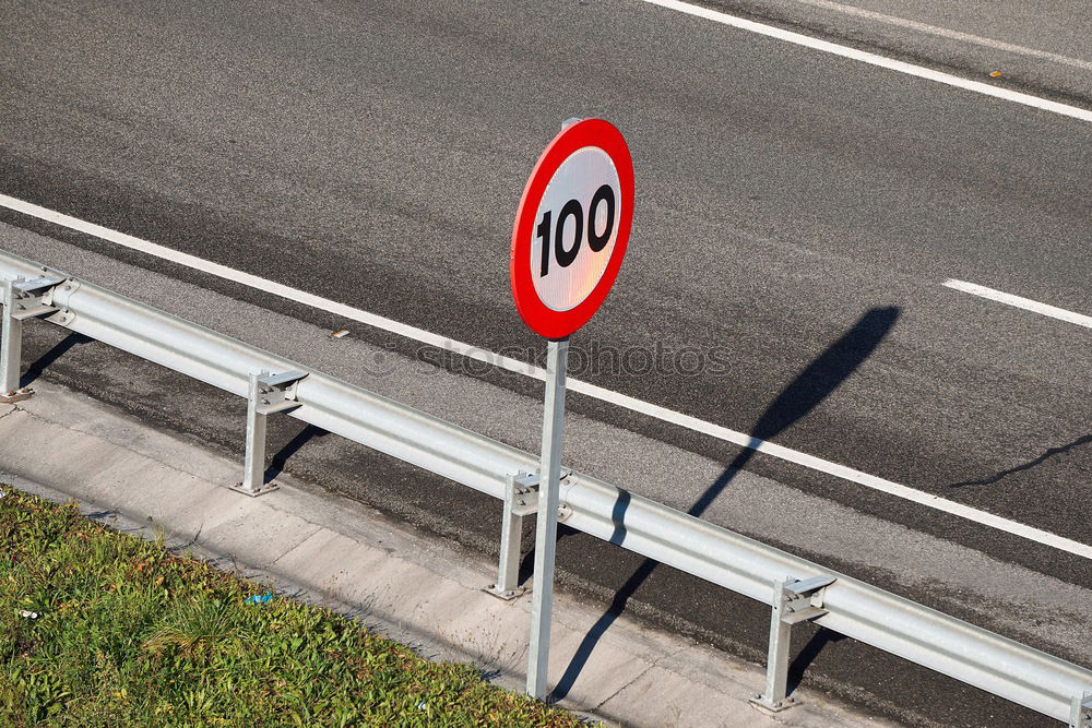 Similar – rolled gravel Road sign